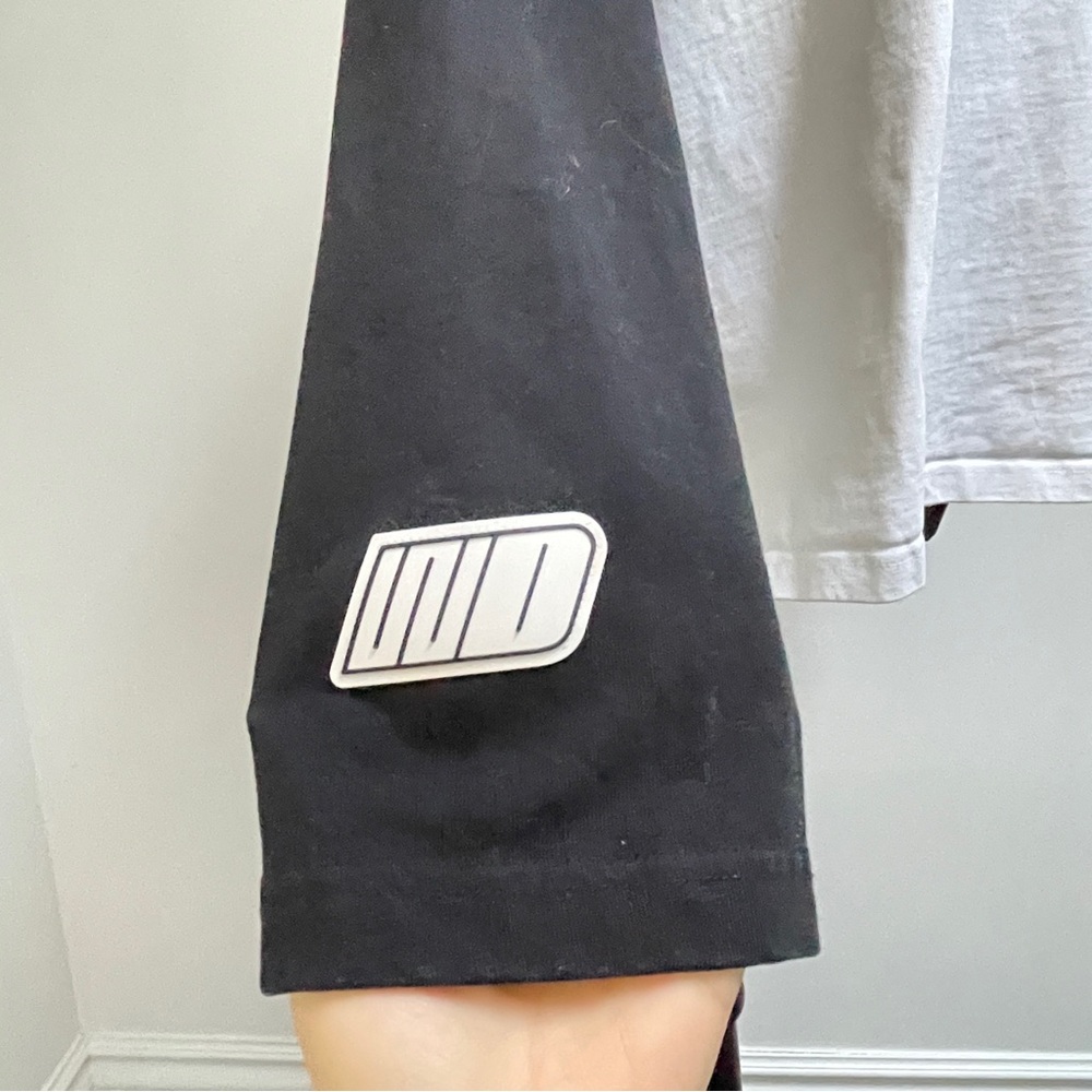 We11done Black & White Raglan Long Sleeve Tee (over sized Size S) - Picture 3 of 10